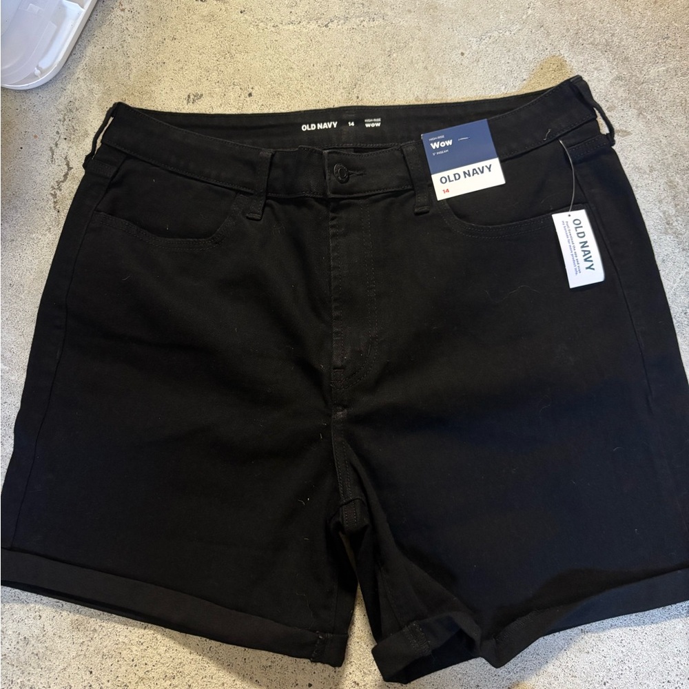Old Navy Women's Black Denim Shorts